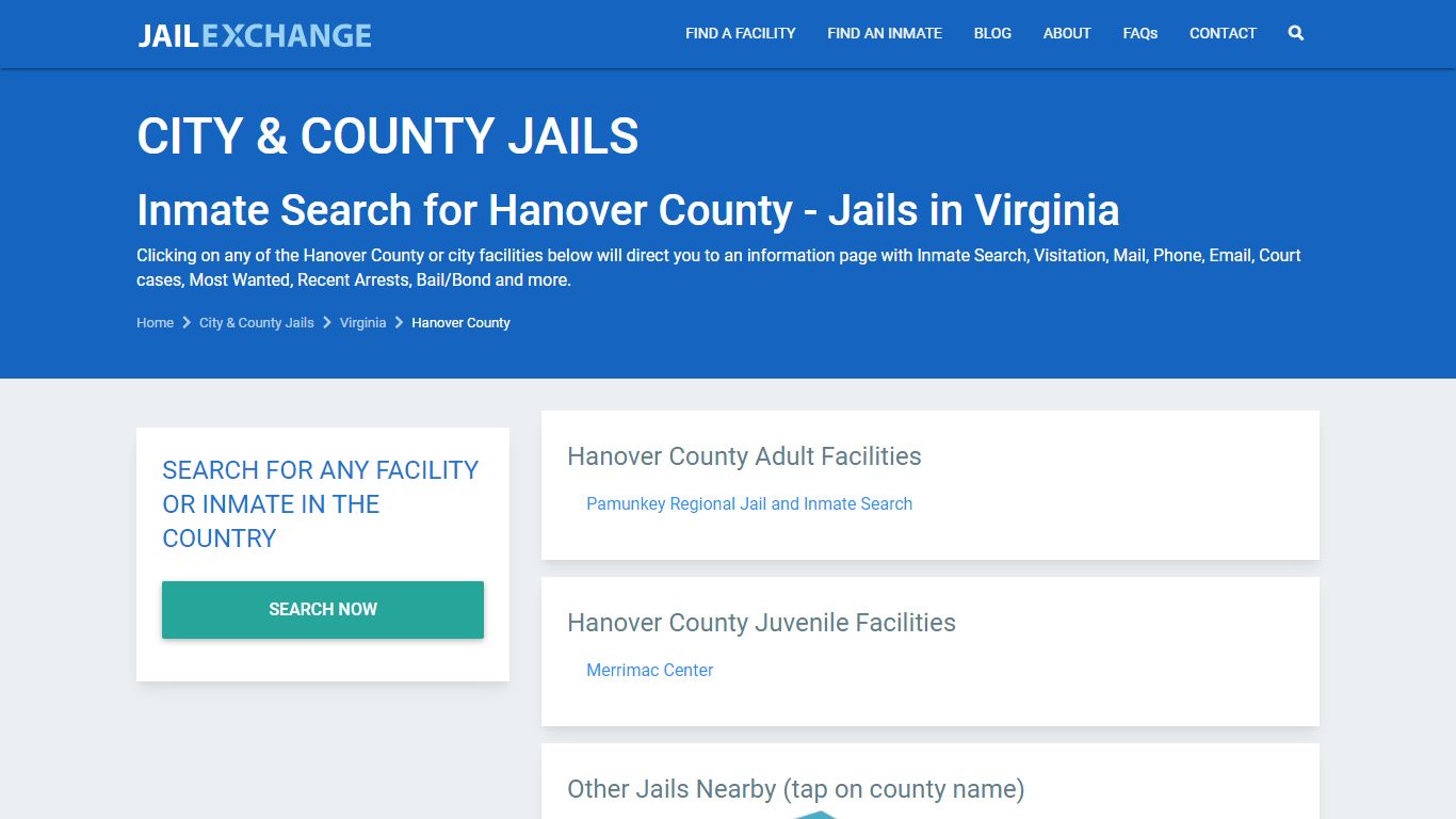 Hanover County Jail Inmates | Arrests | Mugshots | VA
